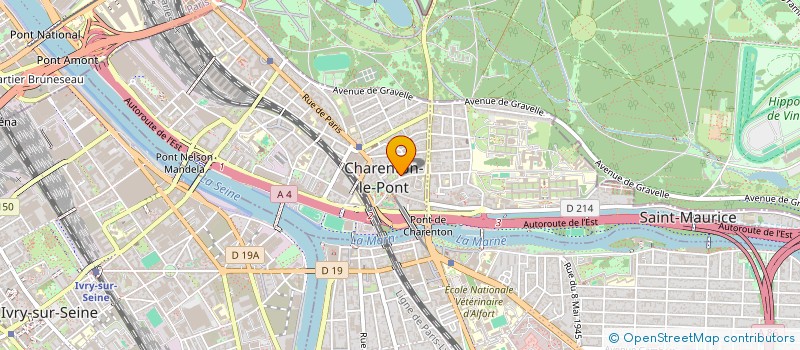 localisation de l'entreprise MONSIEUR ARSENE FIAWOO à CHARENTON-LE-PONT