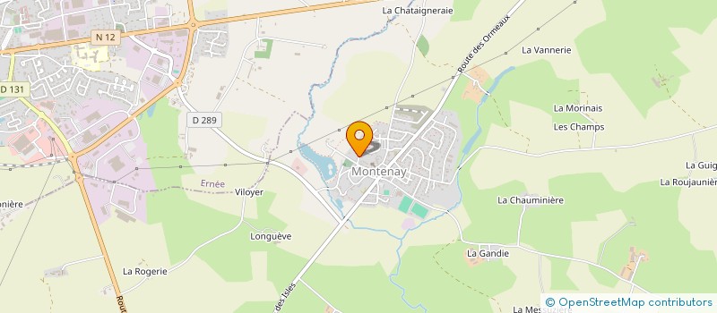 localisation de l'entreprise MONSIEUR ARSENE LAMIRE  MONTENAY