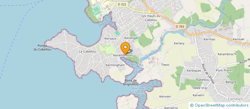localisation de l'entreprise MONSIEUR ARSENE LE NAOUR à CONCARNEAU