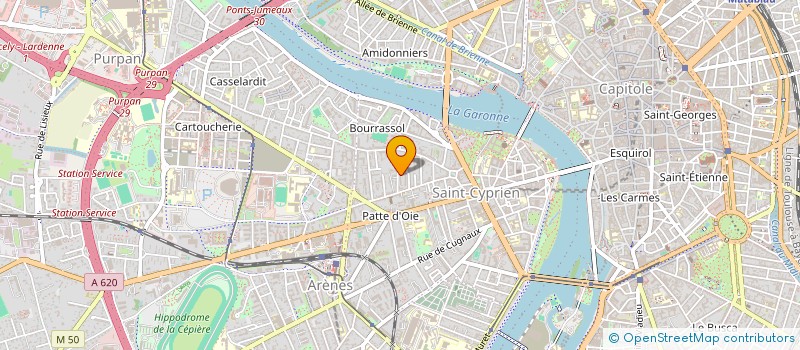 localisation de l'entreprise MONSIEUR ARSENE MADI  TOULOUSE