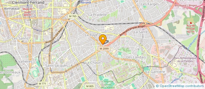 localisation de l'entreprise MONSIEUR ARSENE MAYILA  CLERMONT-FERRAND