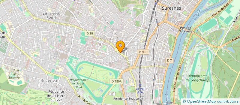 localisation de l'entreprise MONSIEUR ARSENE MBAITELEM DJASRO à SURESNES