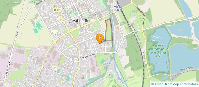 localisation de l'entreprise MONSIEUR ARSENE MBALI  VAL-DE-REUIL