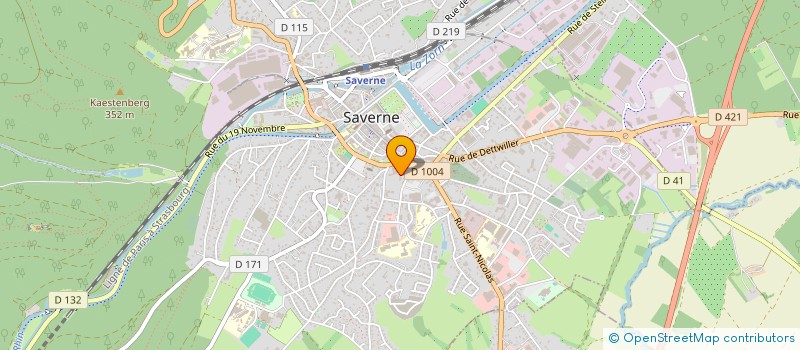 localisation de l'entreprise MONSIEUR ARSENE MEYER  SAVERNE