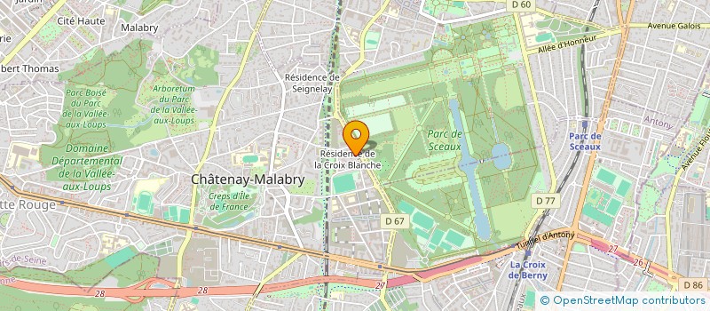 localisation de l'entreprise MONSIEUR ARSENE NDI  CHATENAY-MALABRY