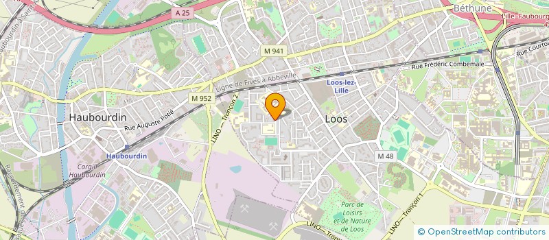 localisation de l'entreprise MONSIEUR ARSENE NOKWE  LOOS