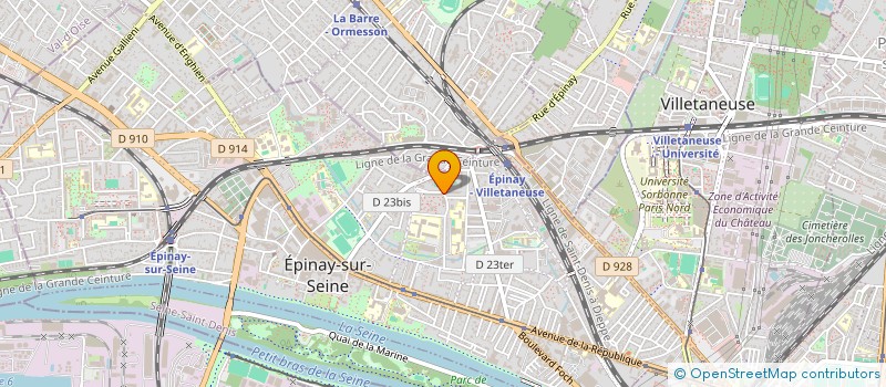 localisation de l'entreprise MONSIEUR ARSENE RAZAFIARIJAONA à EPINAY-SUR-SEINE