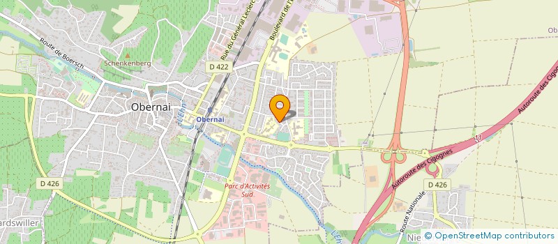 localisation de l'entreprise MONSIEUR ARSENE RELLE  OBERNAI