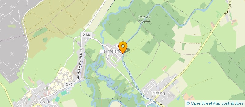 localisation de l'entreprise MONSIEUR ARSENE ROMER  HERMELANGE