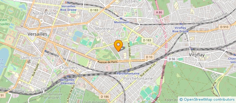 localisation de l'entreprise MONSIEUR ARSENE SAVIN à VERSAILLES