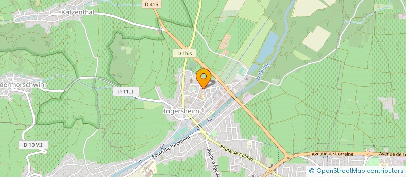 localisation de l'entreprise MONSIEUR ARSENE SCHILLINGER  INGERSHEIM