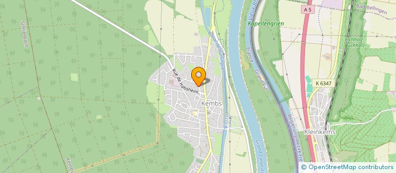 localisation de l'entreprise MONSIEUR ARSENE VINCENT  KEMBS