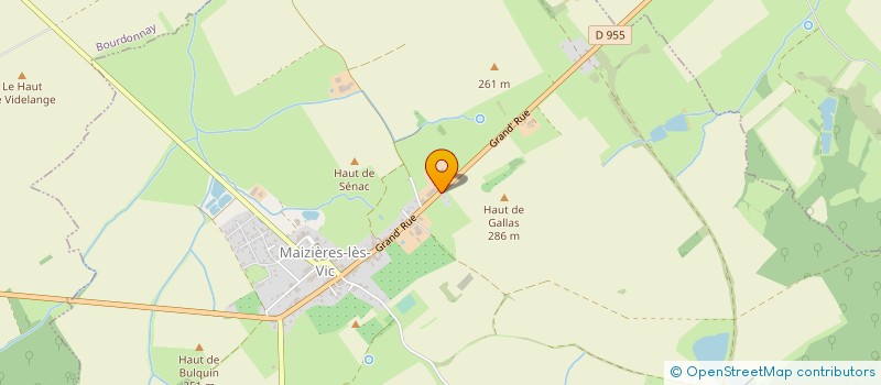 localisation de l'entreprise MONSIEUR ARSENE WOLFERSBERGER à RECHICOURT-LE-CHATEAU