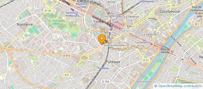 localisation de l'entreprise MONSIEUR ARSENII SPITSYN  PUTEAUX