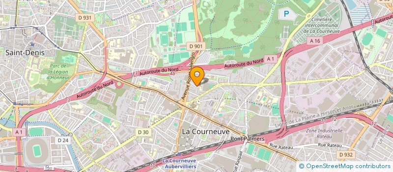 localisation de l'entreprise MONSIEUR ARSHDEEP SINGH à LA COURNEUVE