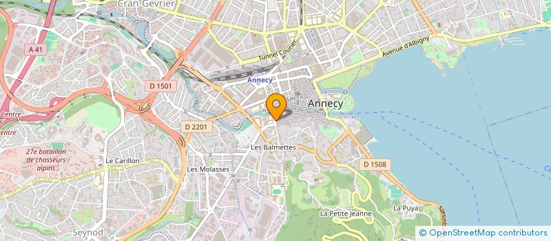 localisation de l'entreprise MONSIEUR ARSIM BLLACA à ANNECY