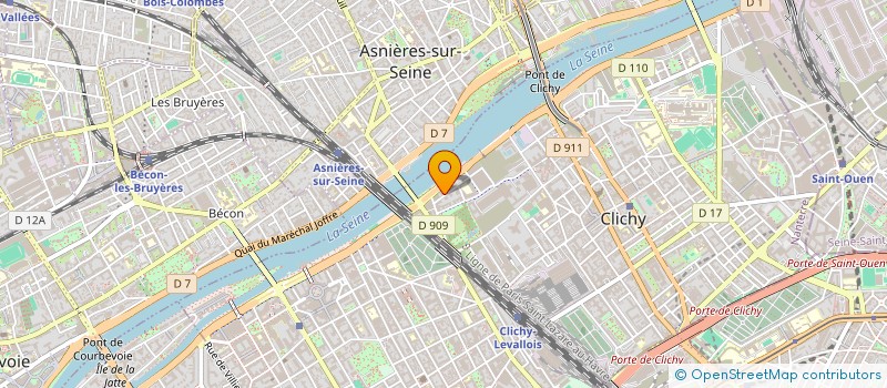 localisation de l'entreprise MONSIEUR ARSLANE CHALABI à CLICHY