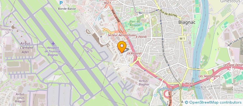 localisation de l'entreprise MONSIEUR ARSLANE MENASSERI  BLAGNAC