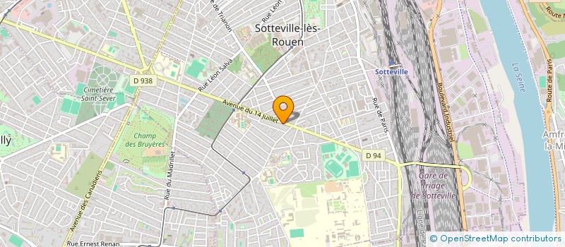 localisation de l'entreprise MONSIEUR ARSLANE YANIS KECHIOUCHE à SOTTEVILLE-LES-ROUEN