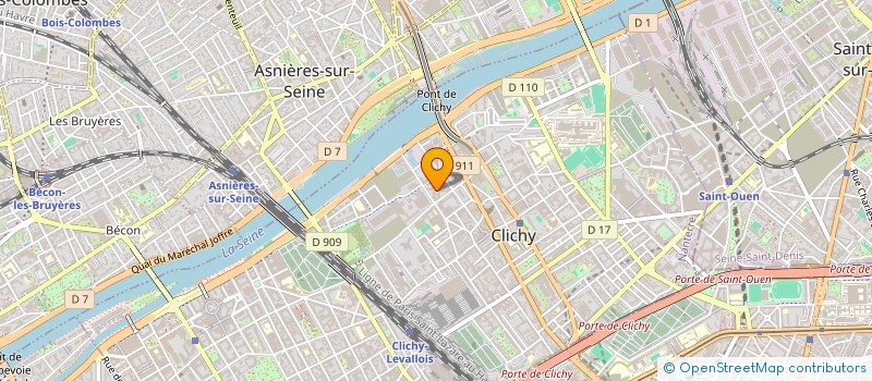 localisation de l'entreprise MONSIEUR ARSON KIBUANDA à CLICHY