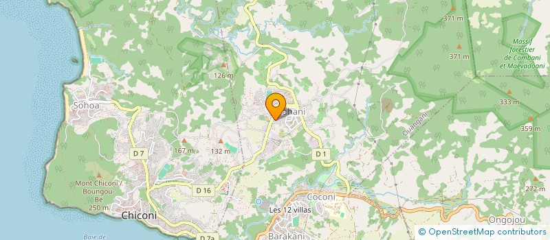 localisation de l'entreprise MONSIEUR ARTADI ARDANE à OUANGANI