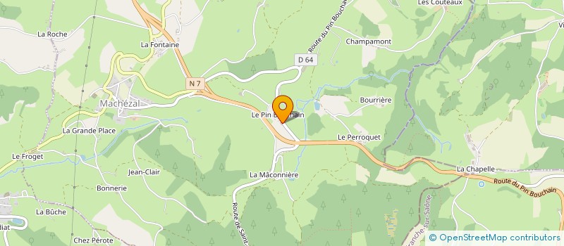 localisation de l'entreprise MONSIEUR ARTAK ABEDI  MACHEZAL