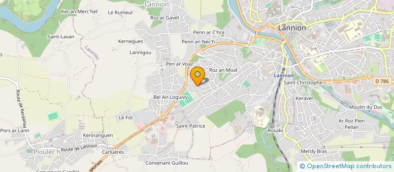 localisation de l'entreprise MONSIEUR ARTAK AGHAJANYAN  LANNION