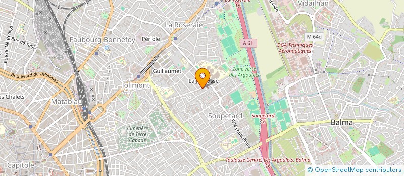 localisation de l'entreprise MONSIEUR ARTAN HAJDINAJ  TOULOUSE