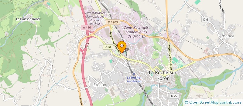 localisation de l'entreprise MONSIEUR ARTAN YMERI  LA ROCHE-SUR-FORON