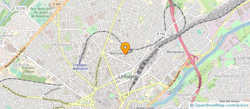 localisation de l'entreprise MONSIEUR ARTASHES SAHAKYAN à LIMOGES