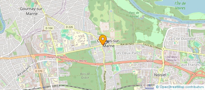 localisation de l'entreprise MONSIEUR ARTHUR ABOULKER  CHAMPS-SUR-MARNE