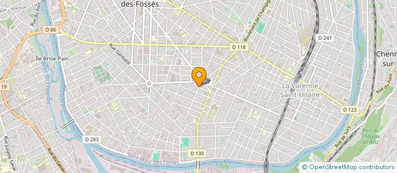 localisation de l'entreprise MONSIEUR ARTHUR AGRET  SAINT-MAUR-DES-FOSSES