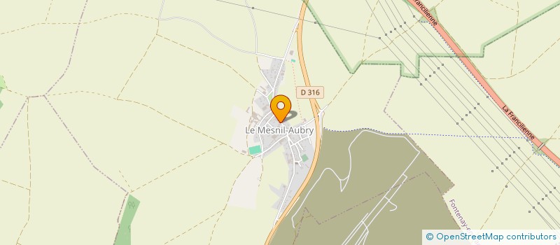 localisation de l'entreprise MONSIEUR ARTHUR AILLOUD  LE MESNIL-AUBRY