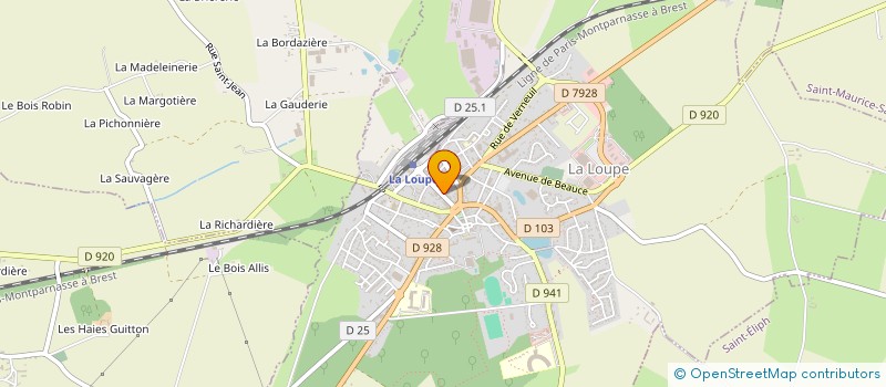 localisation de l'entreprise MONSIEUR ARTHUR-ALEXIS MARTIN à LA LOUPE