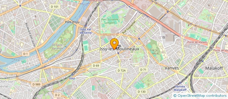localisation de l'entreprise MONSIEUR ARTHUR ALGANS à ISSY-LES-MOULINEAUX