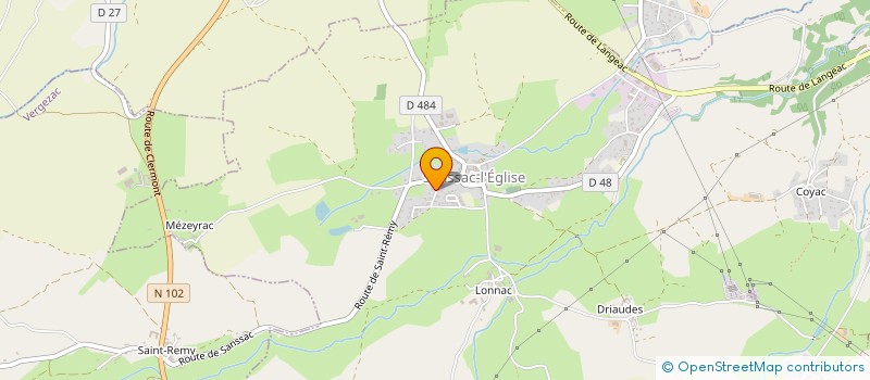 localisation de l'entreprise MONSIEUR ARTHUR ALLEMAND  SANSSAC-L'EGLISE