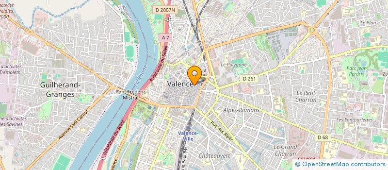 localisation de l'entreprise MONSIEUR ARTHUR ALLIROL à VALENCE