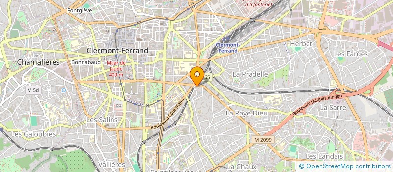 localisation de l'entreprise MONSIEUR ARTHUR ALVERGNE  CLERMONT-FERRAND