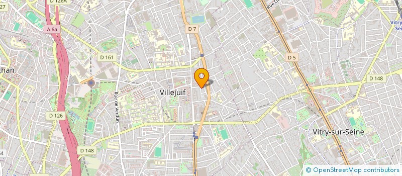 localisation de l'entreprise MONSIEUR ARTHUR-ANTON BARRILLET  VILLEJUIF