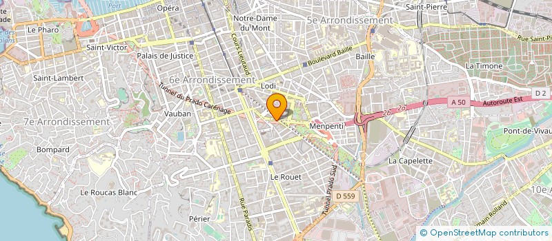 localisation de l'entreprise MONSIEUR ARTHUR ARTHUR BARRET  MARSEILLE