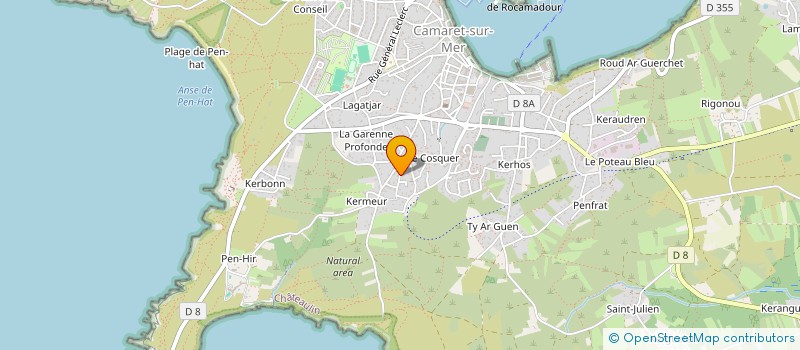 localisation de l'entreprise MONSIEUR ARTHUR ASTIER  CAMARET-SUR-MER