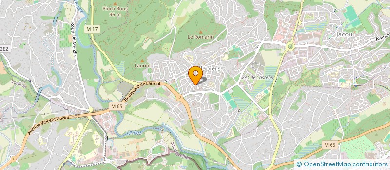 localisation de l'entreprise MONSIEUR ARTHUR ATTAL  CLAPIERS