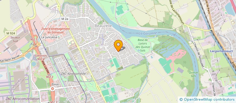 localisation de l'entreprise MONSIEUR ARTHUR BABIN  BEAUZELLE