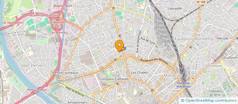 localisation de l'entreprise MONSIEUR ARTHUR BAIGNEAU à TOULOUSE