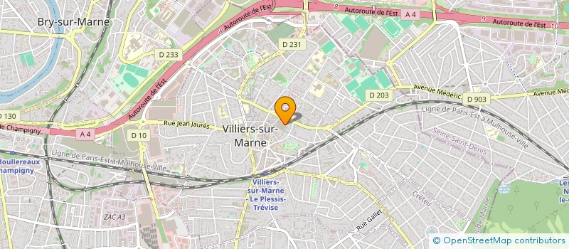 localisation de l'entreprise MONSIEUR ARTHUR BAKOVIC à VILLIERS-SUR-MARNE