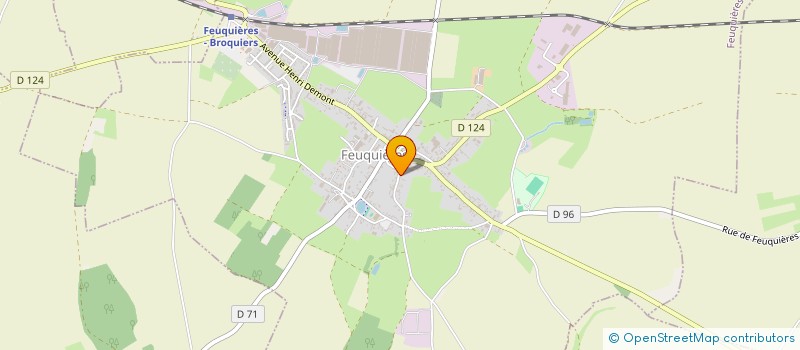 localisation de l'entreprise MONSIEUR ARTHUR BAL  FEUQUIERES