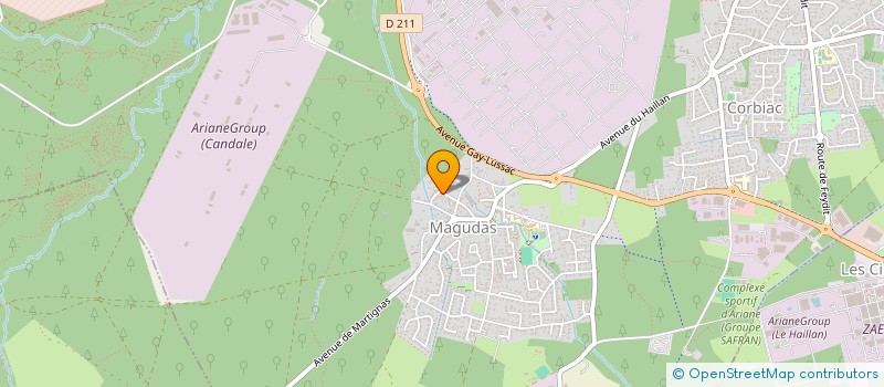 localisation de l'entreprise MONSIEUR ARTHUR BALLADE  SAINT-MEDARD-EN-JALLES