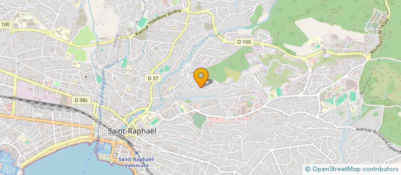 localisation de l'entreprise MONSIEUR ARTHUR BALLET  SAINT-RAPHAEL