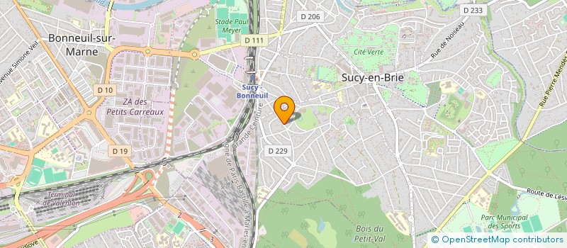 localisation de l'entreprise MONSIEUR ARTHUR BARGAS  SUCY-EN-BRIE