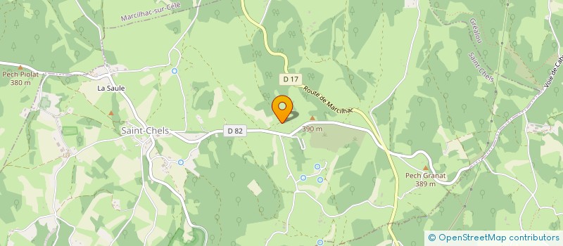 localisation de l'entreprise MONSIEUR ARTHUR BARNEDES  SAINT-CHELS